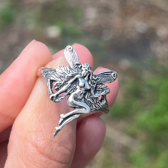 Faery silver ring - Picture 2 of 4